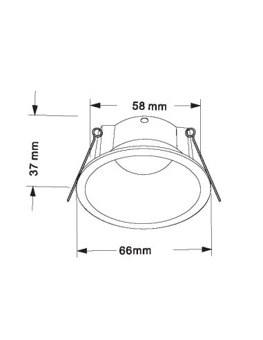 Plafón de techo KIEL para GU10