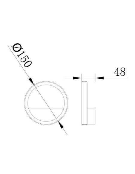 Aplique de Pared KITESURF