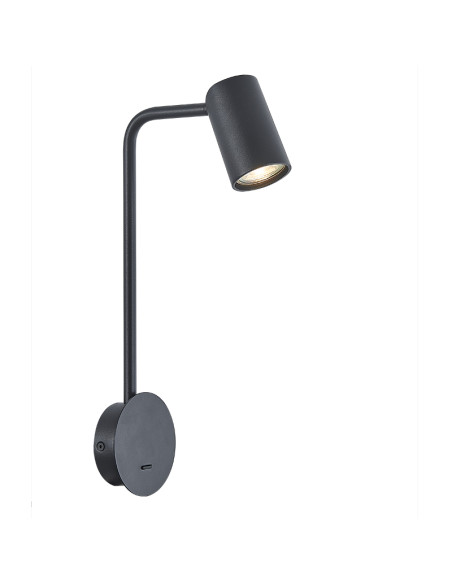 Aplique de Pared SAL para GU10. Con interruptor.