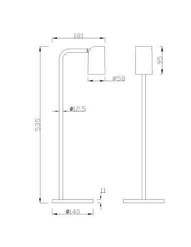 Flexo sobremesa SAL para GU10