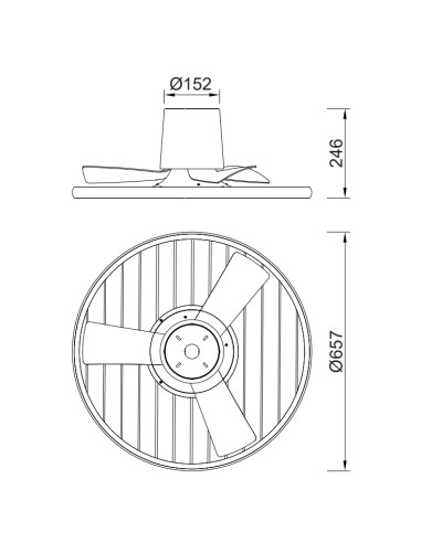 Ventilador de Techo SOHO