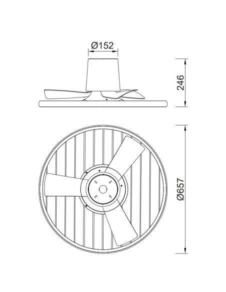Ventilador de Techo SOHO