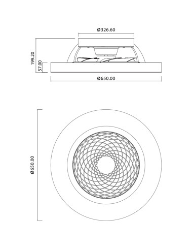 Ventilador de Techo TIBET