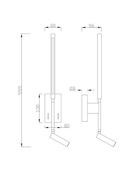 Aplique de Pared TORCH