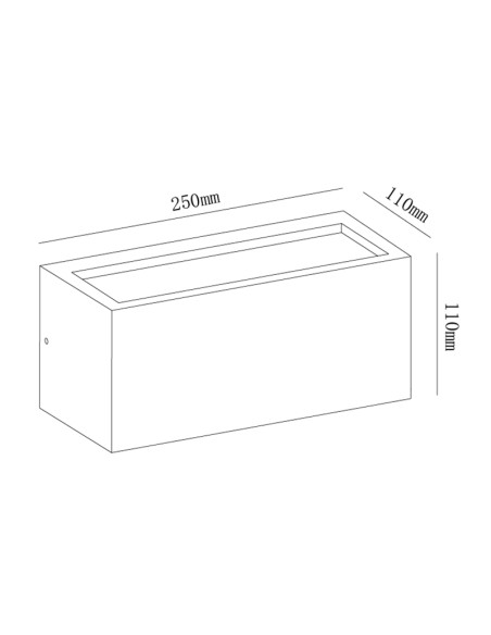 Aplique de Exterior UTAH para E27