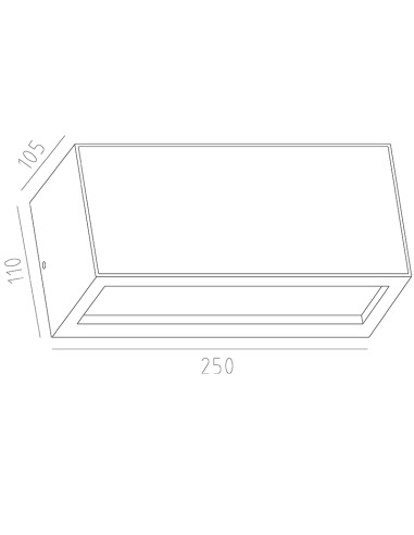 Aplique de Exterior BERET Gris para E27