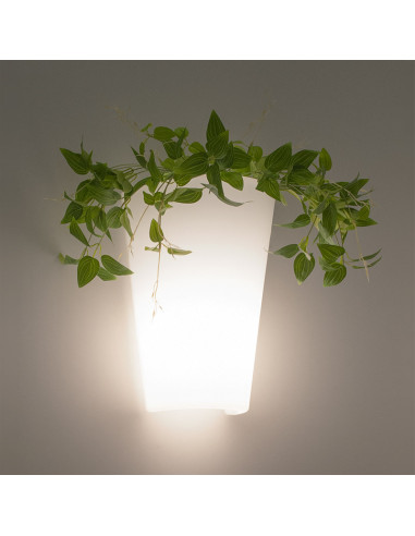 Aplique de Exterior TEJA Blanco para E27