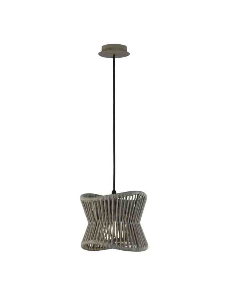 Colgante de exterior POLINESIA Beige para E27