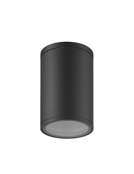 Plafón de exterior VOLCANO Gris para E27