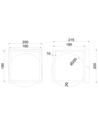 Aplique de Pared DESIGUAL Negro para E27