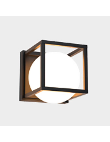Aplique de Pared DESIGUAL Negro para G9
