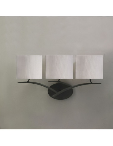 Aplique de Pared EVE Negro para E27