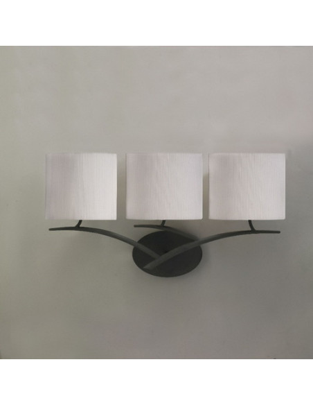Aplique de Pared EVE Negro para E27