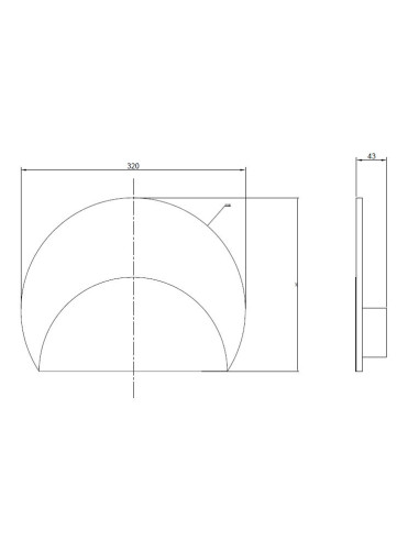 Aplique de Pared MARMOL Blanco