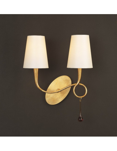 Aplique de Pared PAOLA Oro para E14
