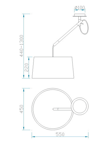 Lámpara de techo NORDICA Blanco y Madera para E27