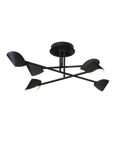 Plafón de techo CAPUCCINA Negro