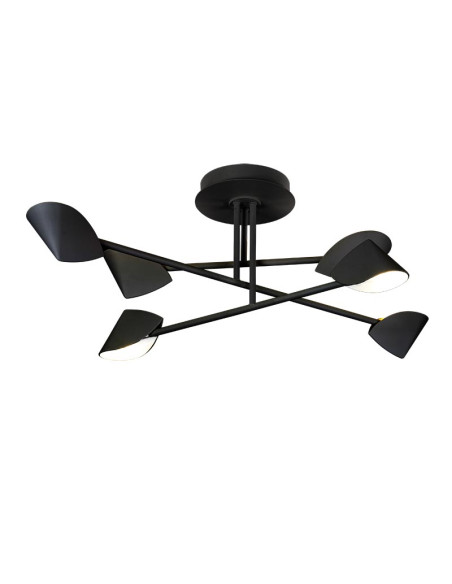 Plafón de techo CAPUCCINA Negro