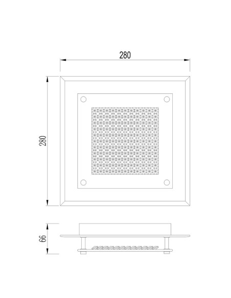 Plafón de techo CRYSTAL LED Cromo