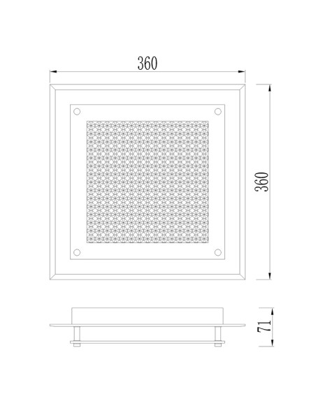 Plafón de techo CRYSTAL LED Cromo