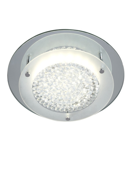 Plafón de techo CRYSTAL LED Cromo