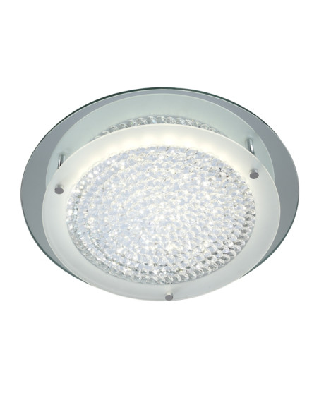 Plafón de techo CRYSTAL LED Cromo