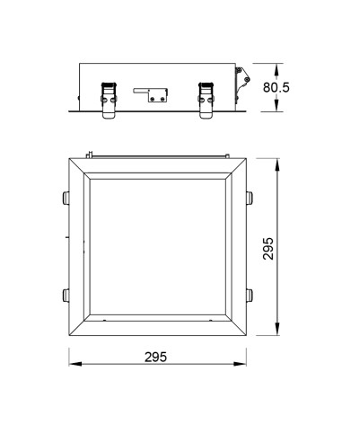 Empotrable Downlight BLUE SKY Blanco