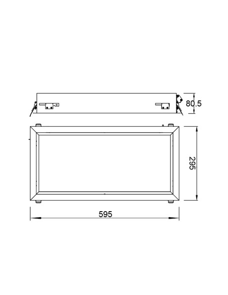 Empotrable Downlight BLUE SKY Blanco