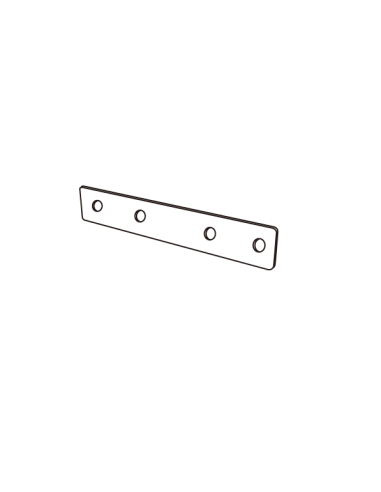 Accesorio unión para carril magnético MAGNETO Negro