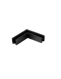 Conexión Superficie en L 90º para carril magnético MAGNETO Negro