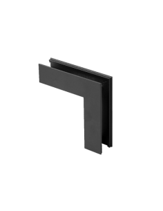 Conexión Superficie en L 90º para carril magnético MAGNETO Negro