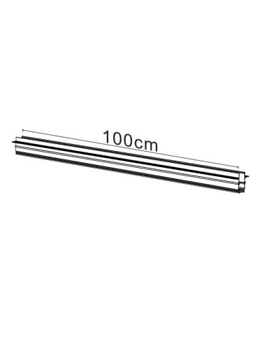 Carril magnético MAGNETO Negro