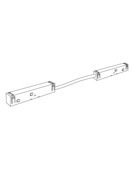Fuente de alimentación para carril magnético MAGNETO Negro