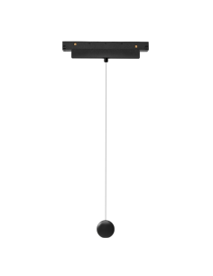 Lámpara de colgar para carril magnético MAGNETO Negro