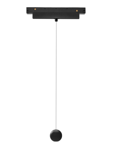 Lámpara de colgar para carril magnético MAGNETO Negro