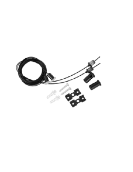 Kit de montaje para carril magnético de suspensión MAGNETO Negro