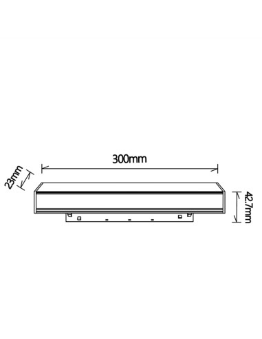 Foco para carril magnético Downlight MAGNETO Negro
