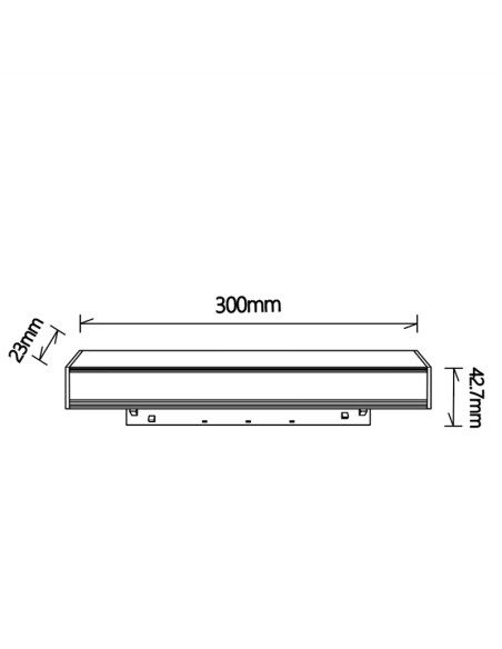 Foco para carril magnético Downlight MAGNETO Negro