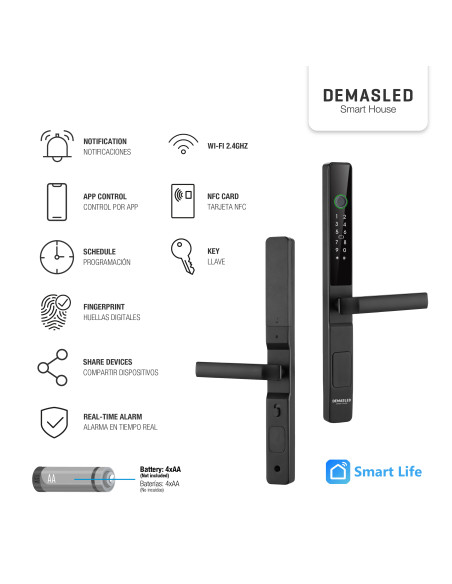 Cerradura para Exterior Biométrica Smart WiFi