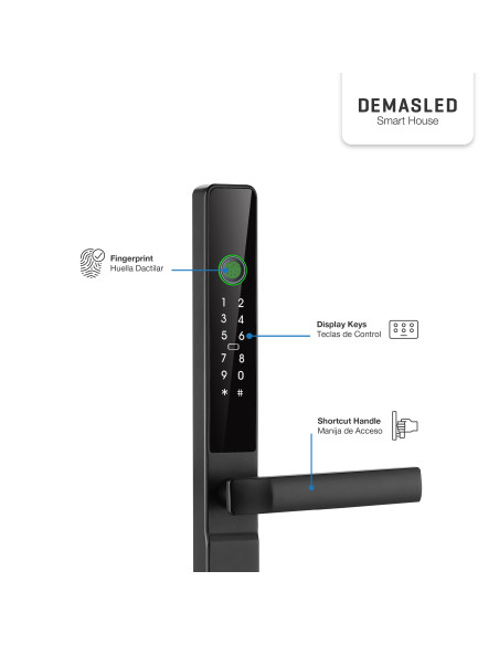 Cerradura para Exterior Biométrica Smart WiFi