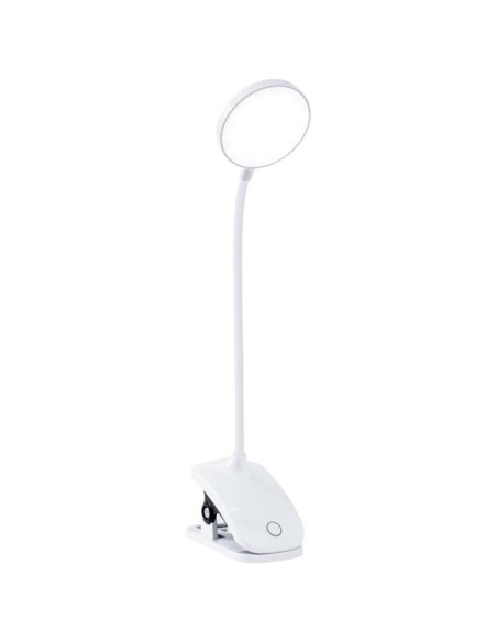Lámpara Flexo con pinza Orientable Blanco 7W REG