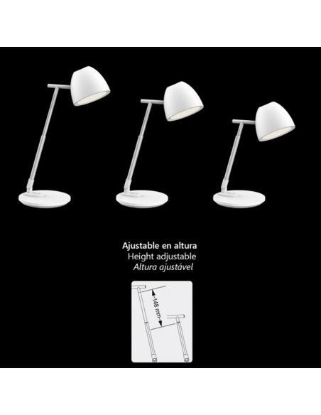 Flexo 8W LED Sobremesa 3000/6300K 580lm Foster