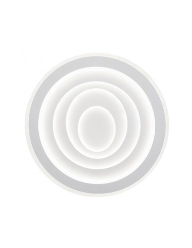 Plafón 123W LED CCT con mando metacrilato blanco Castedu