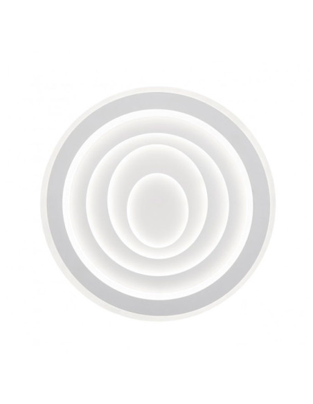 Plafón 123W LED CCT con mando metacrilato blanco Castedu