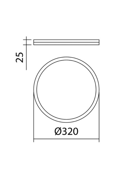 Plafón OSONA 32 CMS 32W