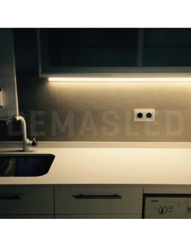 Perfil de Aluminio Esquinero 16x16mm, Cover Curvo Opal Blanco x2m