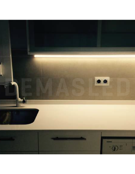 Perfil de Aluminio Esquinero 16x16mm, Cover Curvo Opal Blanco x2m