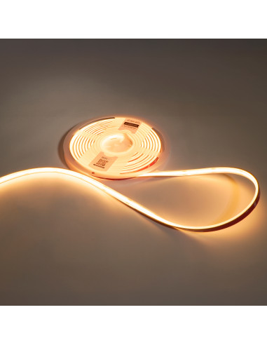Tira LED COB 12V 11W/m 1012lm/m 480 LEDs/m 8mm IP68, 5m
