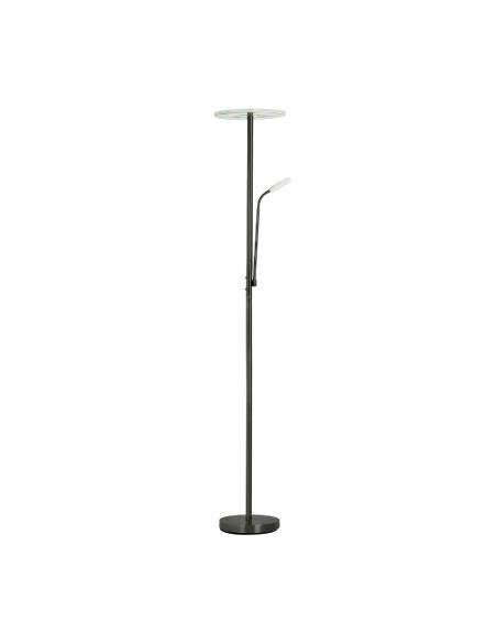 Lámpara de Pie LED con Luz de Lectura Dimerizable Ø300x16mm 28W CCT 1800mm