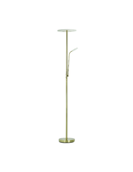 Lámpara de Pie LED con Luz de Lectura Dimerizable Ø300x16mm 28W CCT 1800mm